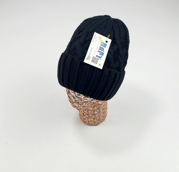 Шапка Март крупновяз. Дельта (черный)